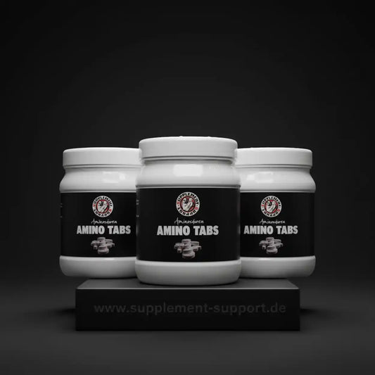 Amino Tabs Nahrungsergänzungsmittel für Sportler, hochwertige Aminosäuren in Tablettenform