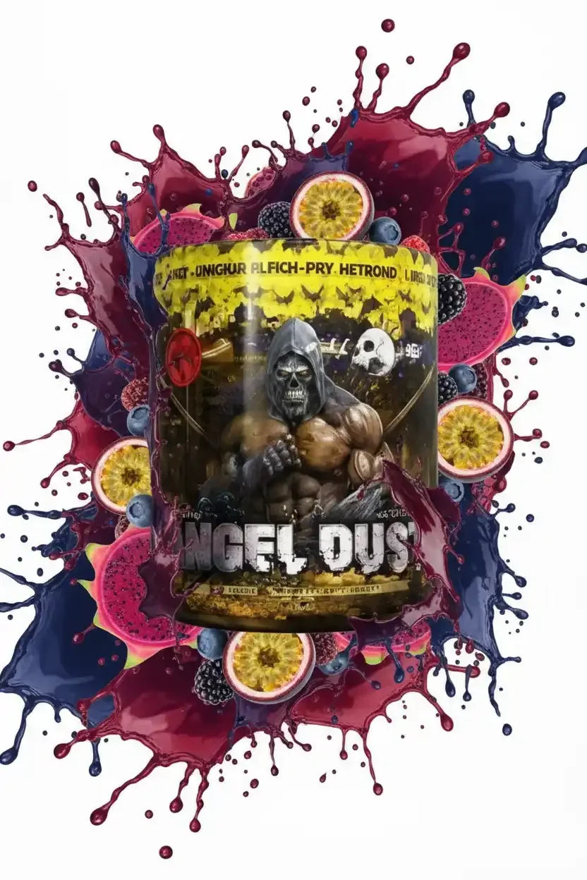 Angel Dust Pre-Workout Booster mit Früchten und Energie für Sportler