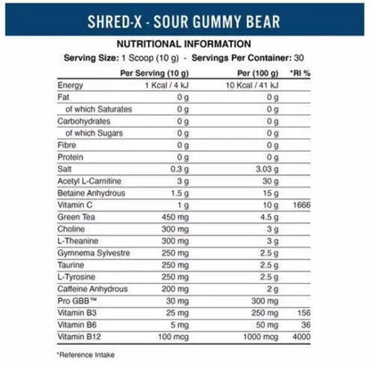 Applied Nutrition Shred-X (300g)