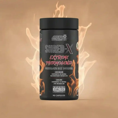 Applied Nutrition Shred-X Fat Burner mit Thermogenikum, 90 Kapseln für effektives Fettverbrennen