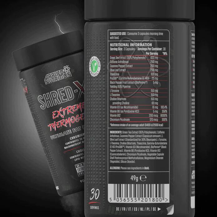 Applied Nutrition Shred-X EXTREM 90Caps. - Supplement Support
