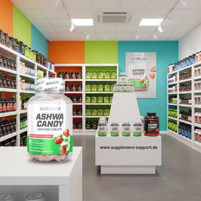 BioTechUSA Ashwa Candy Kaugummis im Supplement-Shop mit Protein & Vitaminen