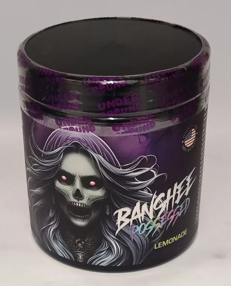 Banshee Possessed Lemonade Pre-Workout mit Skelett-Design, Sportnahrung & Booster für Training