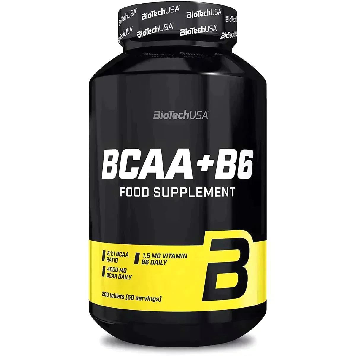 BCAA + B6 Tabletten 200 Stück - Supplement Support
