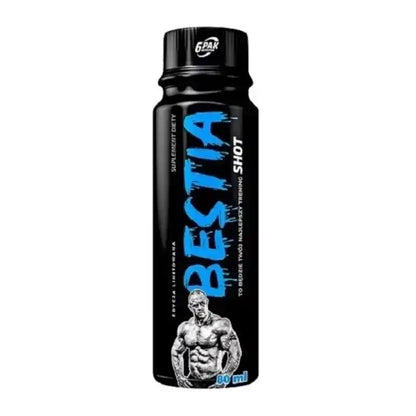 TREC NUTRITION BESTIA Pre Workout Shot 80ml in schwarzer Flasche