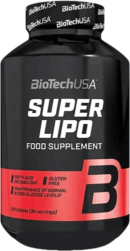 BioTech Super Lipo 120stk - Supplement Support