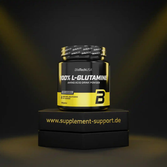 BioTechUSA 100% L-Glutamin Aminosäuren Pulver, ungeschmackt, 525g – Nahrungsergänzung für Sport und Fitness