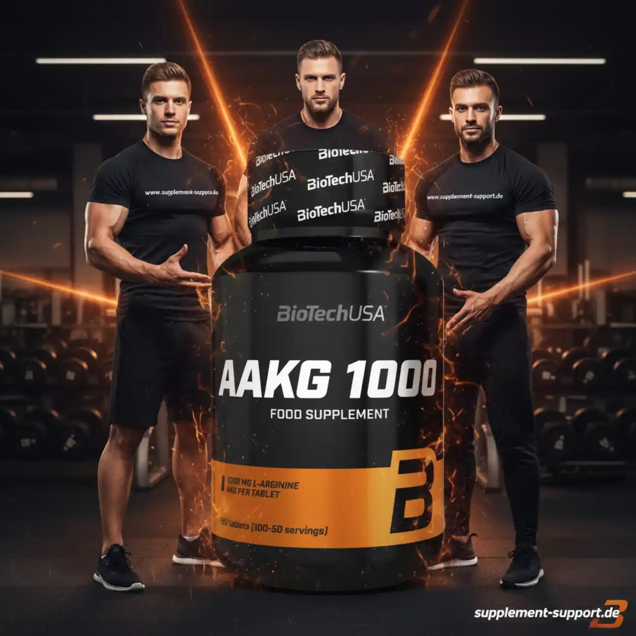 BioTechUSA AAKG 1000 Nahrungsergänzungsmittel für Sportler im Fitnessstudio