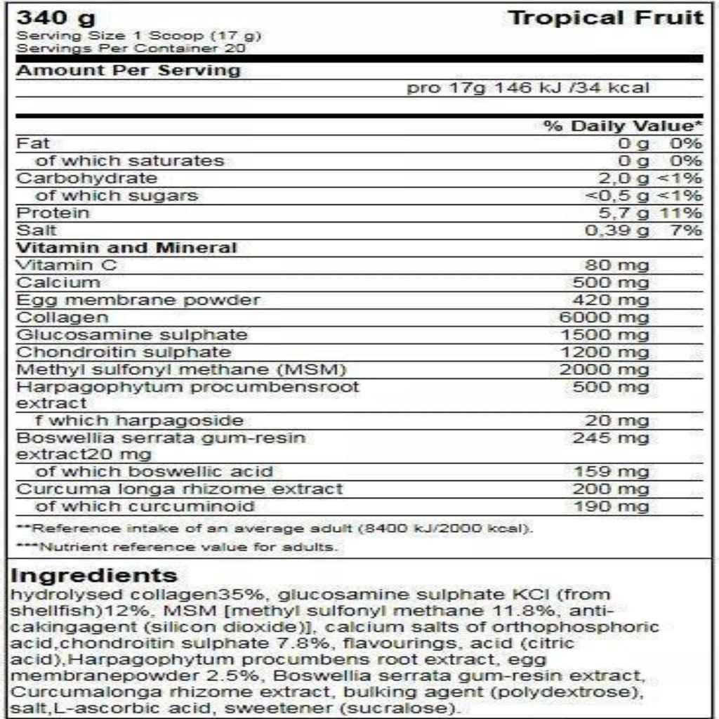 BioTech USA - ARTHRO FORTE Gelenknährstoff 340g - Supplement Support