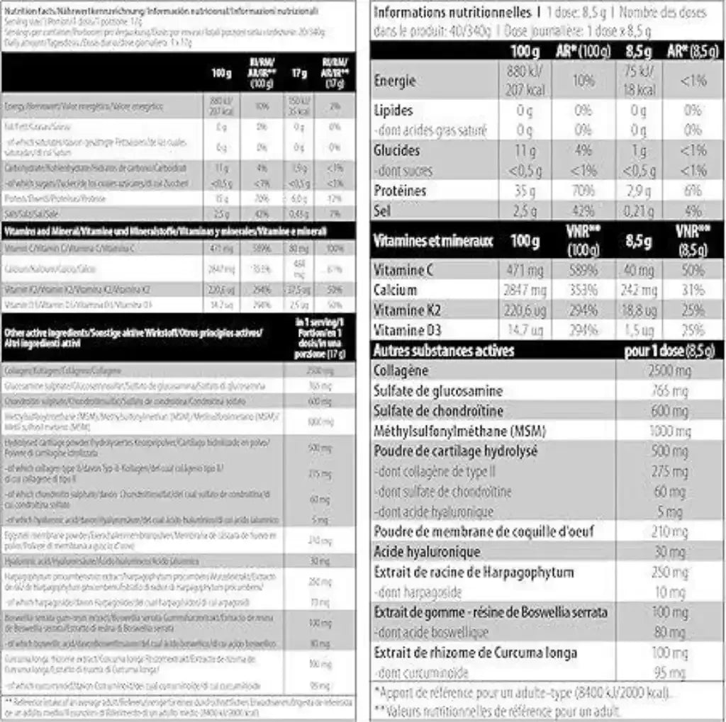 BioTech USA - ARTHRO FORTE Gelenknährstoff 340g - Supplement Support