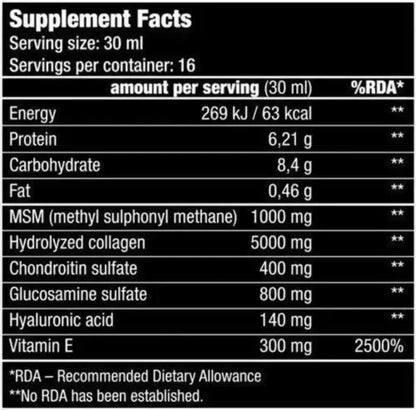 BioTech USA - ARTHRO Forte LIQUID Orange 500ml - Supplement Support