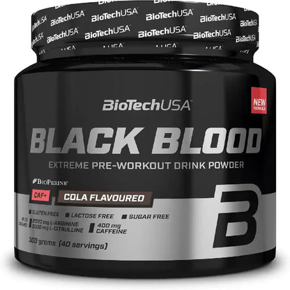 Biotech USA Black Blood CAF+ Booster 300g - Supplement Support