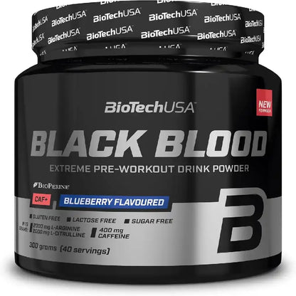 Biotech USA Black Blood CAF+ Booster 300g - Supplement Support
