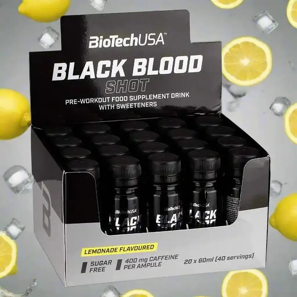 BioTech USA Black Blood Pre Workout Shot 60ml - Supplement Support