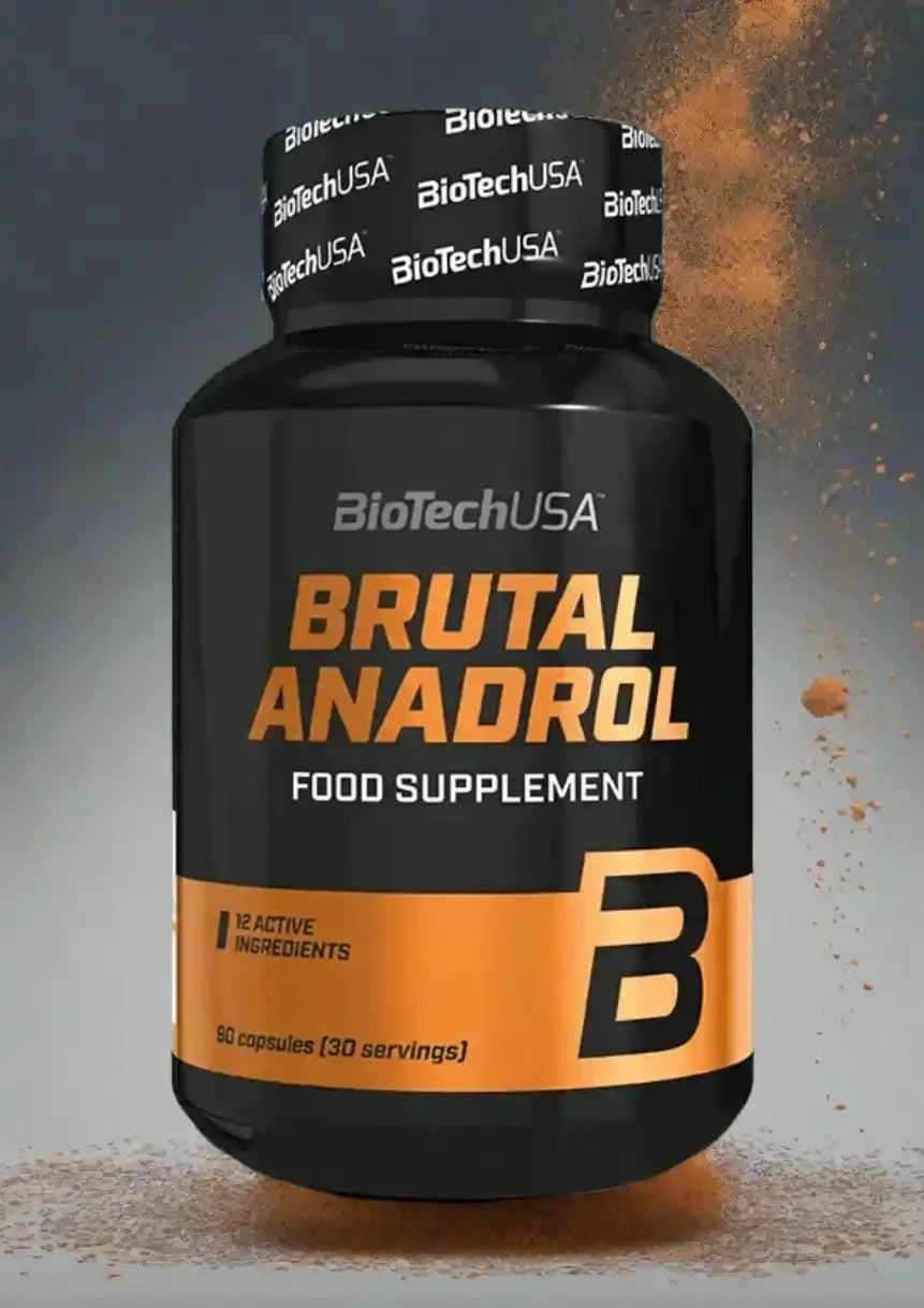 BioTechUSA Brutal Anadrol Test-Booster Nahrungsergänzungsmittel Dose, 90 Kapseln