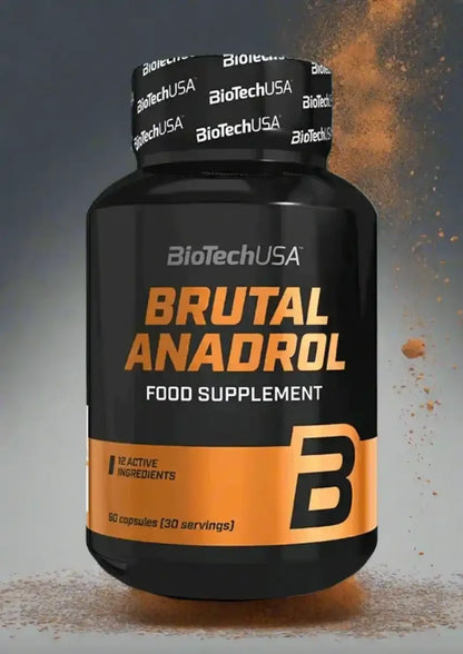 BioTechUSA Brutal Anadrol Test-Booster Nahrungsergänzungsmittel Dose, 90 Kapseln
