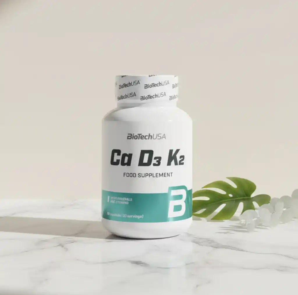 BioTech USA Ca D3 K2 90Kapseln - Supplement Support