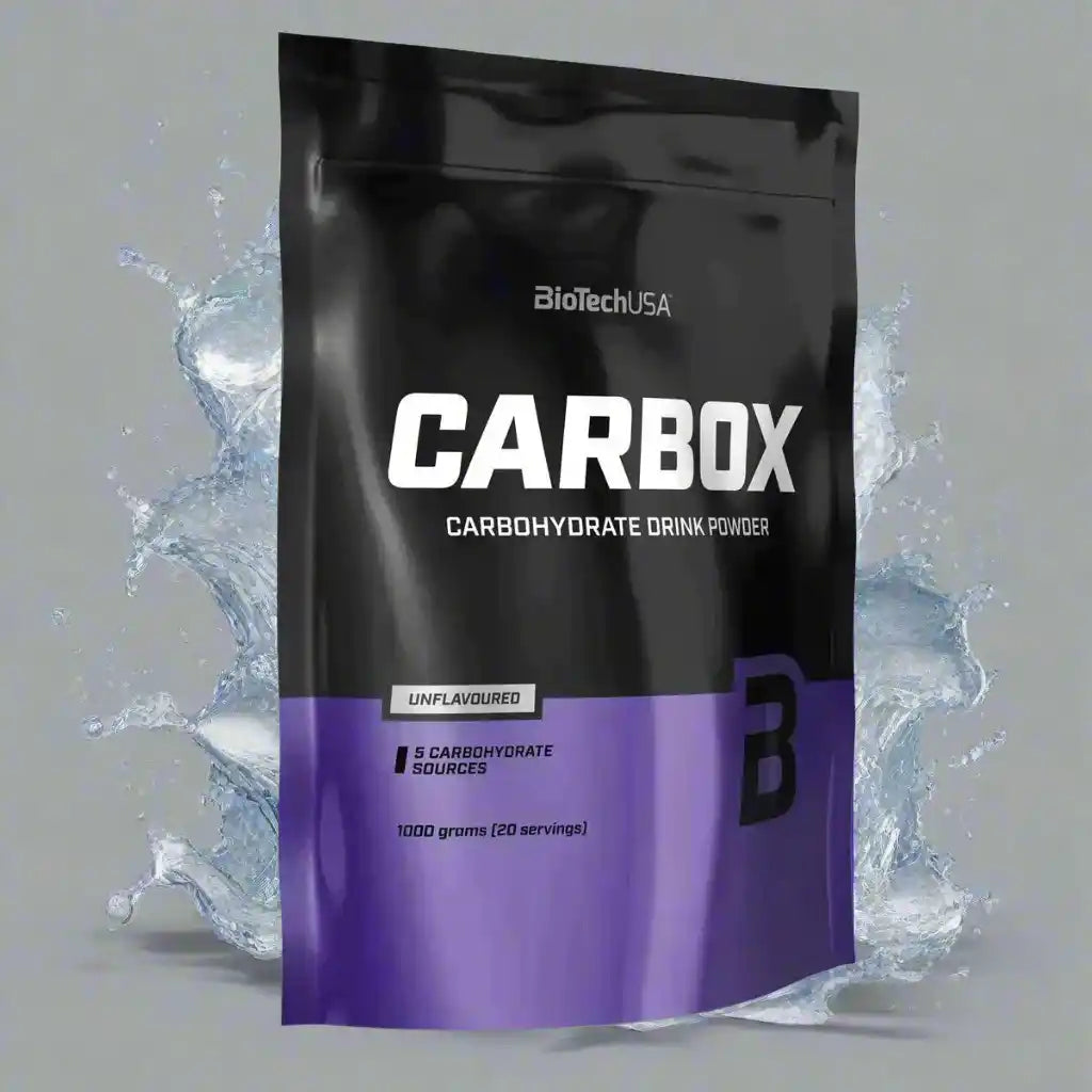 BioTechUSA CARBOX Kohlenhydrat-Pulver, ungeschmackt, 1000g mit 5 Kohlenhydratquellen