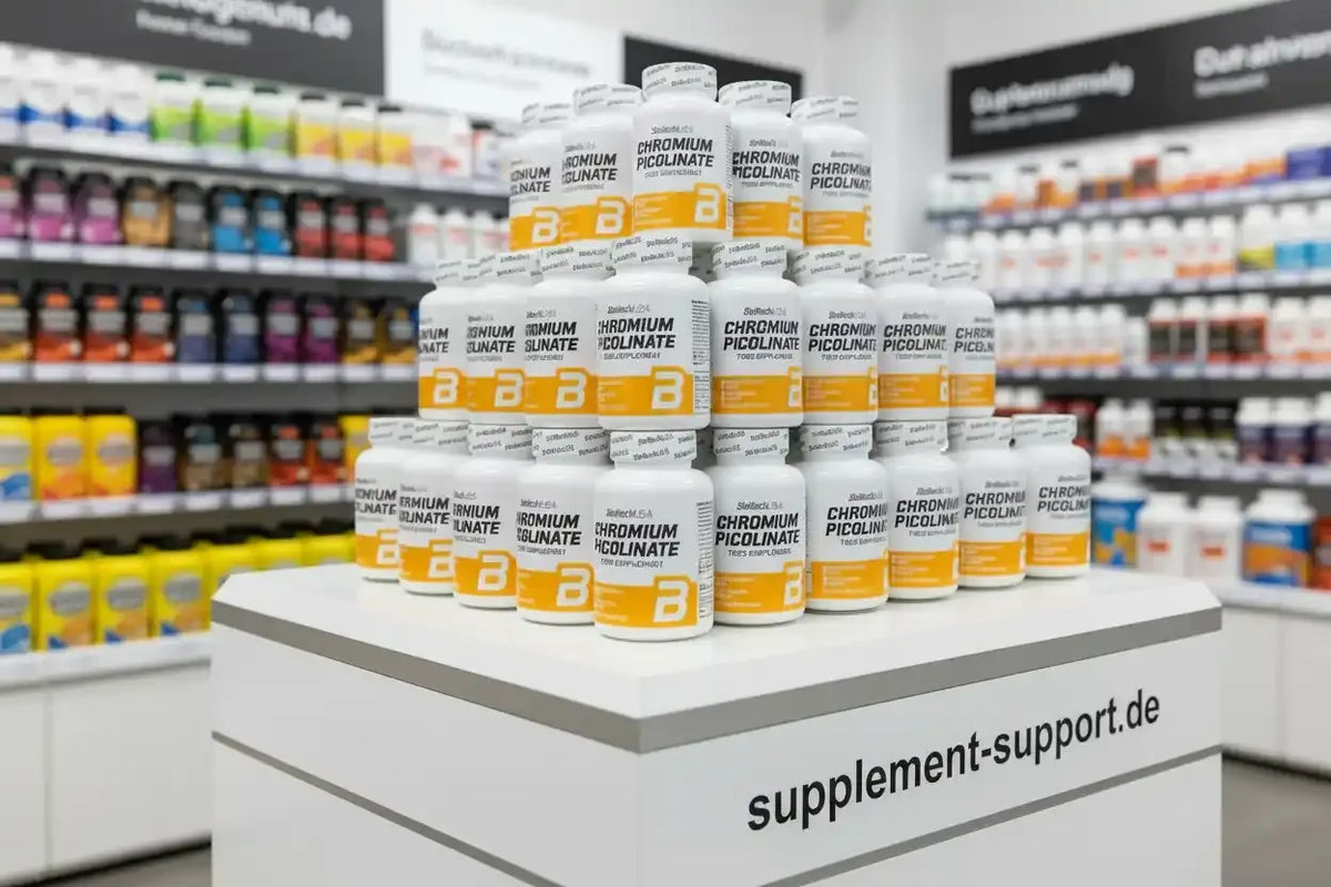 Chrompicolinate Nahrungsergänzungsmittel im Shop – Protein, Booster & Vitamine