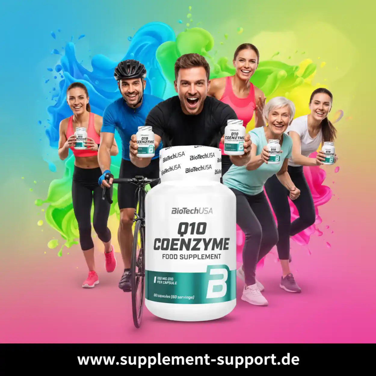 Biotech USA Coenzyme Q10 100 mg 60 capsules