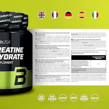 BioTech USA Creatin 500g - Supplement Support