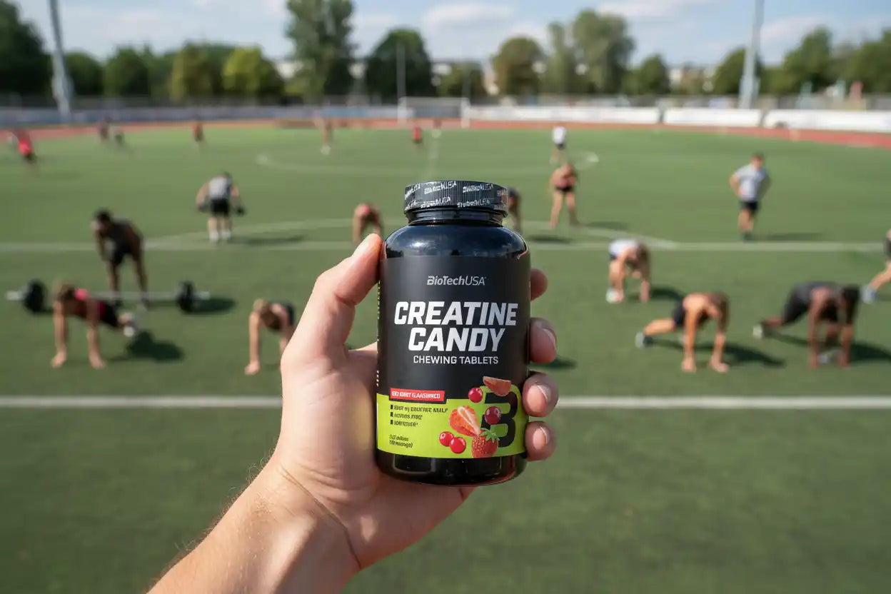 BioTech USA Creatine Candy, 240 Kautabletten - Supplement Support