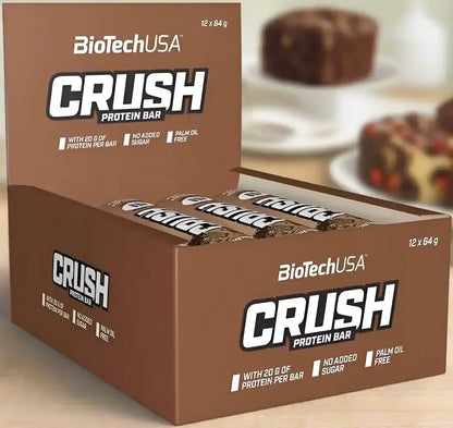 BioTech USA Crush Protein Bar 12x64g - Supplement Support