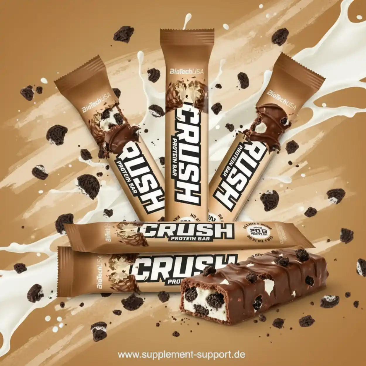 Barre protéinée BioTech USA Crush 64 g