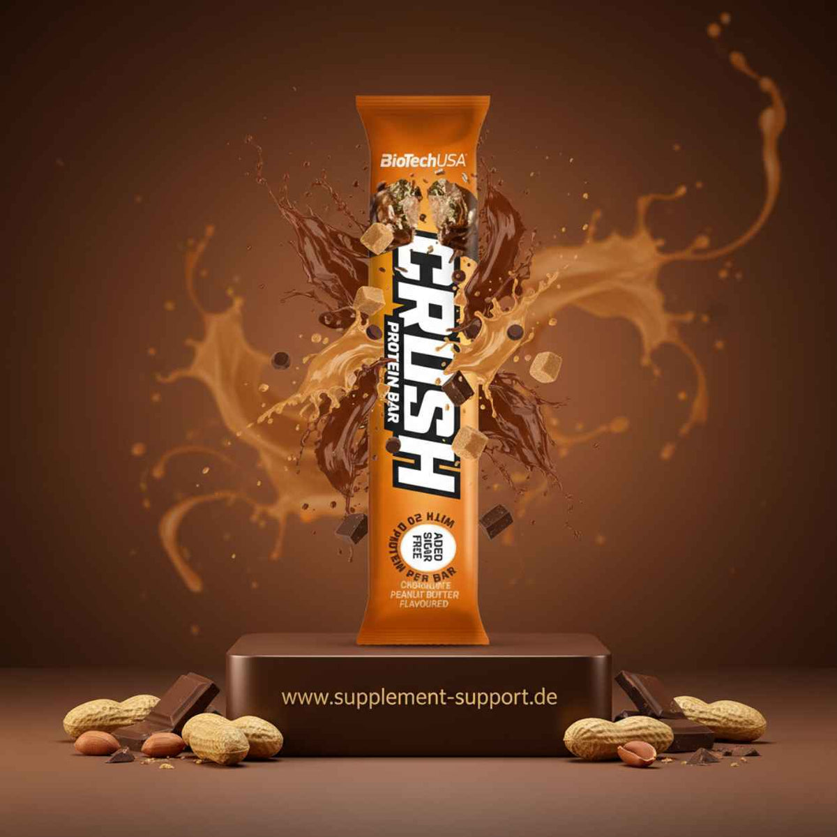 Barre protéinée BioTech USA Crush 64 g