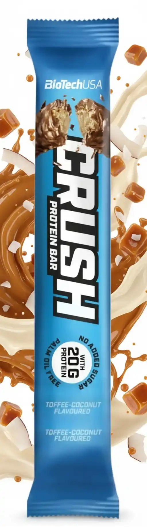BioTech USA Crush Protein Bar 12x64g - Supplement Support