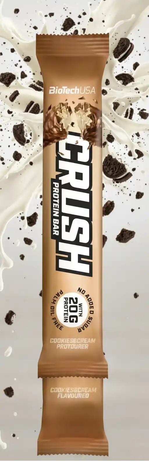 BioTech USA Crush Protein Bar 12x64g - Supplement Support