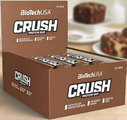 biotech-usa-crush-protein-bar-12x64g-supplement-support-1 - Supplement Support