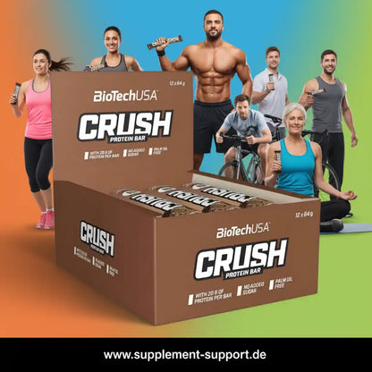 BioTech USA Crush Protein Bar 12x64g