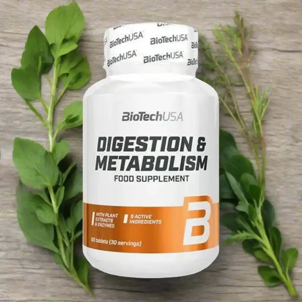 BioTech USA Digestion & Metabolism 60 Tabletten - Supplement Support
