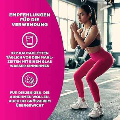 Frau beim Training im Fitnessstudio, BiotechUSA Fiber Complex Dosierungsempfehlung auf Deutsch