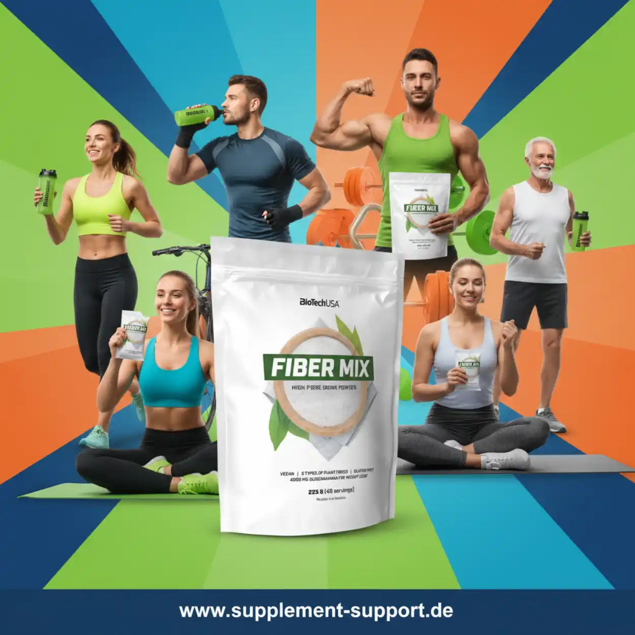 BioTech USA Fiber Mix 225g