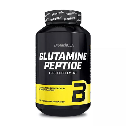 BioTech USA Glutamine Peptide, 180 Kapseln - Supplement Support