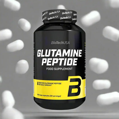 BioTech USA Glutamine Peptide, 180 Kapseln - Supplement Support