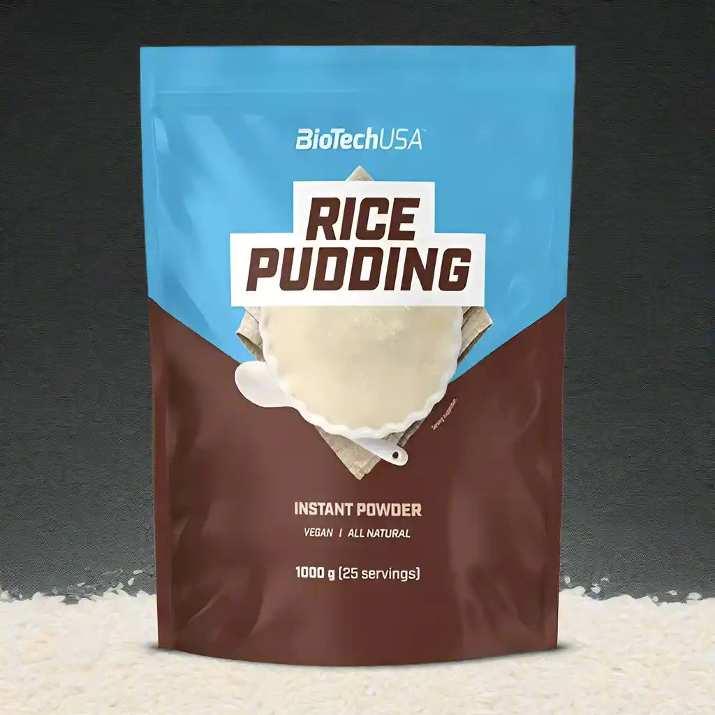 BioTechUSA Reispudding Instantpulver, vegan & natürlich, 1000g für 25 Portionen