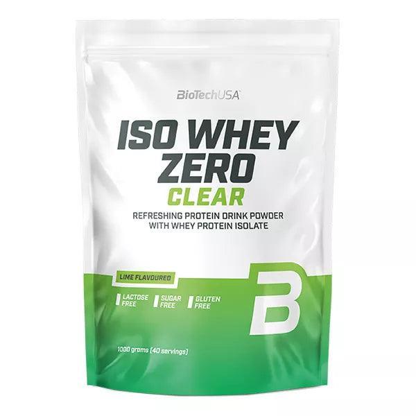 BioTech USA Iso Whey Zero Clear Protein Pulver 1000g - Supplement Support