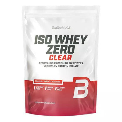 BioTech USA Iso Whey Zero Clear Protein Pulver 1000g - Supplement Support