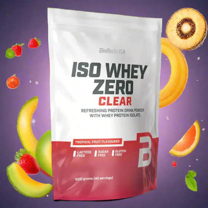 BioTech USA Iso Whey Zero Clear Protein Pulver 1000g