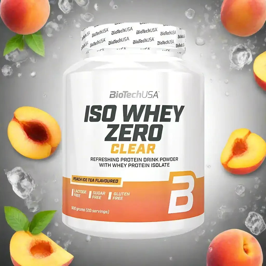 BioTech USA Iso Whey Zero Clear Protein Pulver 500g - Supplement Support