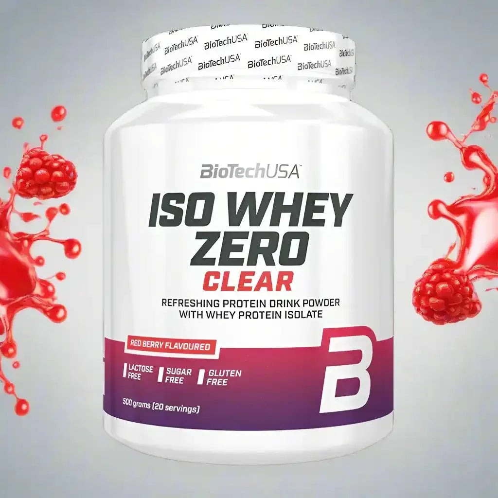 BioTech USA Iso Whey Zero Clear Protein Pulver 500g - Supplement Support