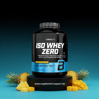 BioTech USA Iso Whey Zero Protein Pulver 1816g