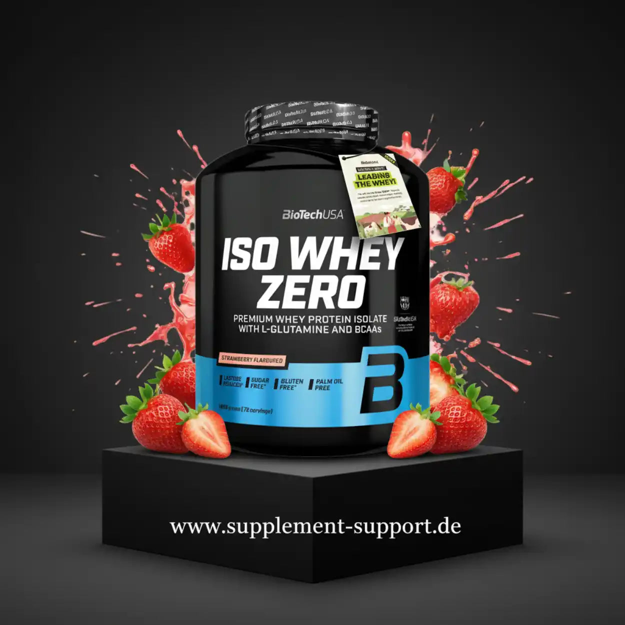 BioTech USA Iso Whey Zero Protein Pulver 1816g