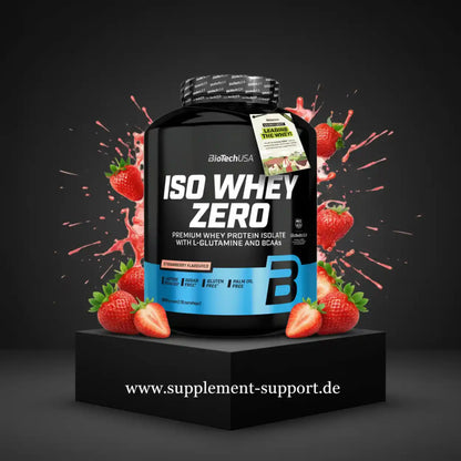 BioTech USA Iso Whey Zero Protein Pulver 1816g