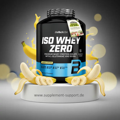 BioTech USA Iso Whey Zero Protein Pulver 1816g