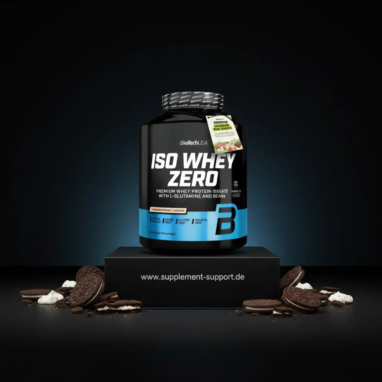 BioTech USA Iso Whey Zero Protein Pulver 1816g