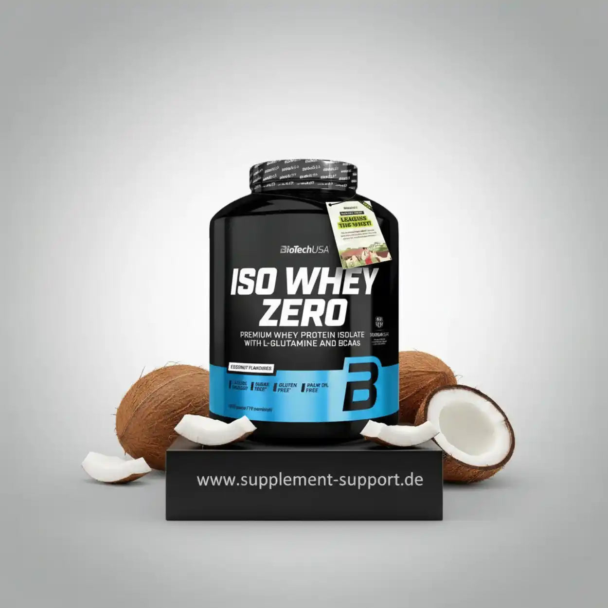BioTech USA Iso Whey Zero Protein Pulver 1816g
